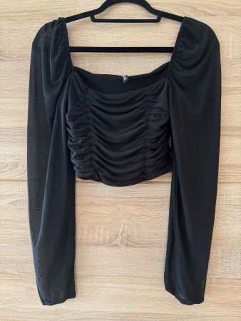Crop top chic noir