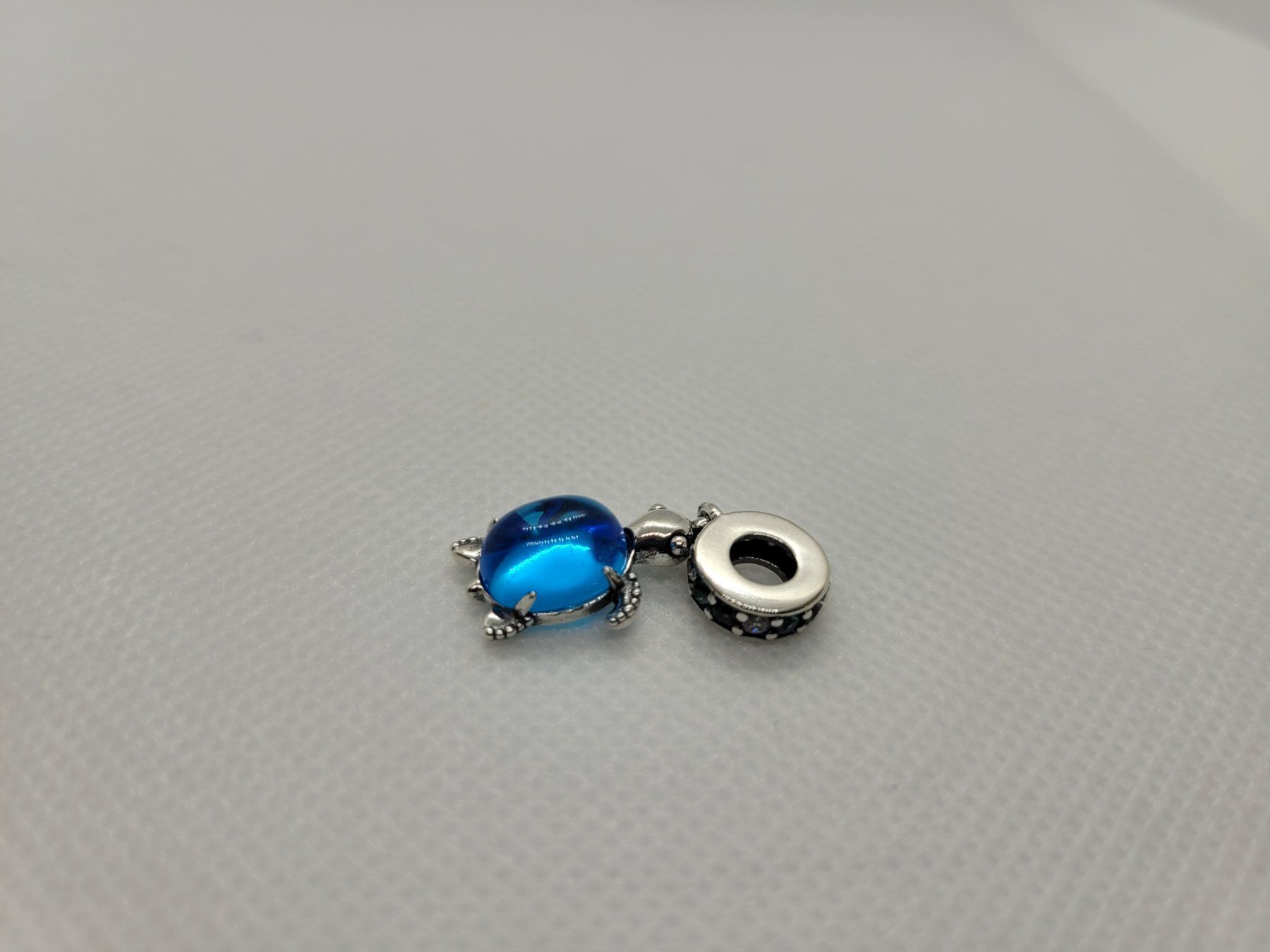 Ciondoli: Charm "hellblaue Schildkröte" zu Pandora 925 Silber – Nuovo (secondo la descrizione) da Niederbüren venduto da Fidi5