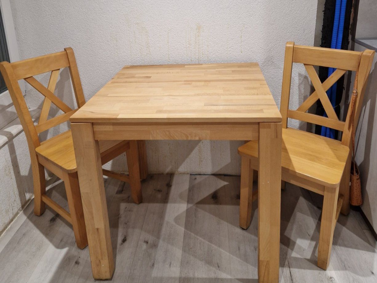 Tischset: Tischset  massiv Buche – Gebraucht aus Rietheim von broethli