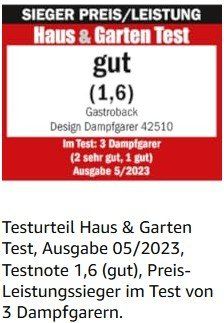 Gastroback Elettrodomestici da cucina: GASTROBACK 42510 Design Dampfgarer – Nuovo e nell'imballaggio originale da Schwändi GL venduto da weclsima 5