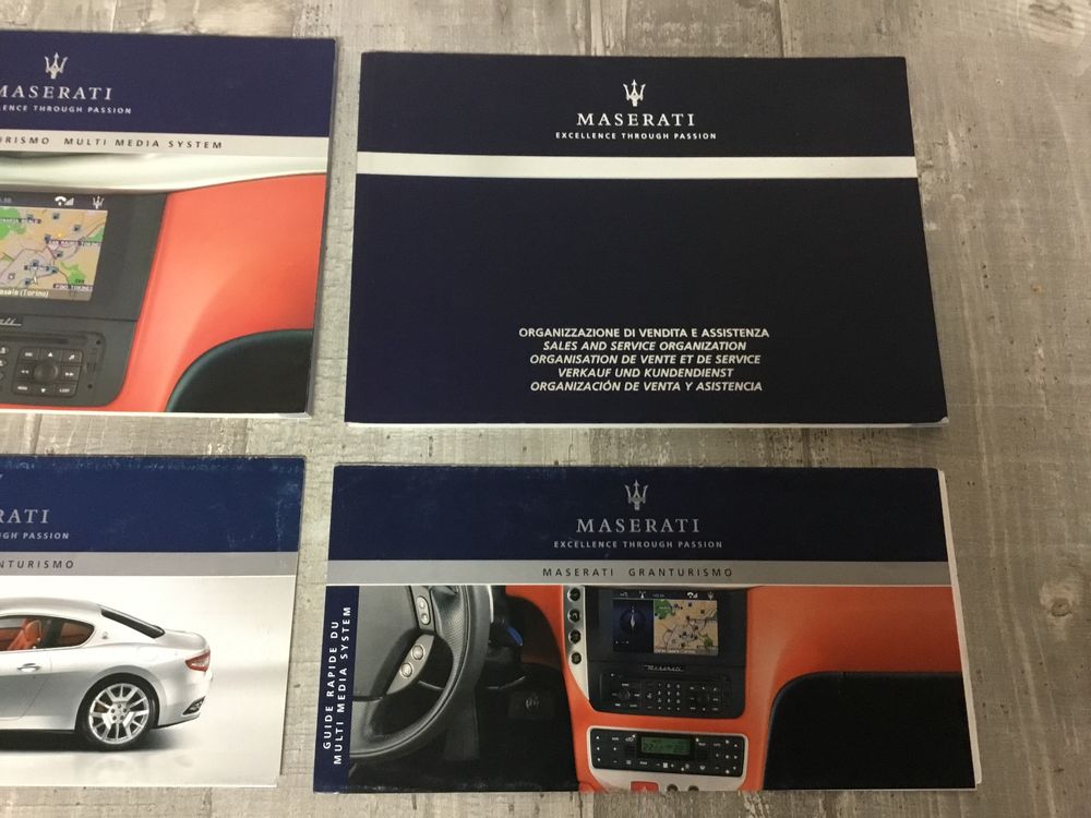 Maserati Granturismo Borddokumentenmappe komplett 5