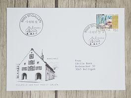 CL11 Enveloppe + Timbre Suisse 1998