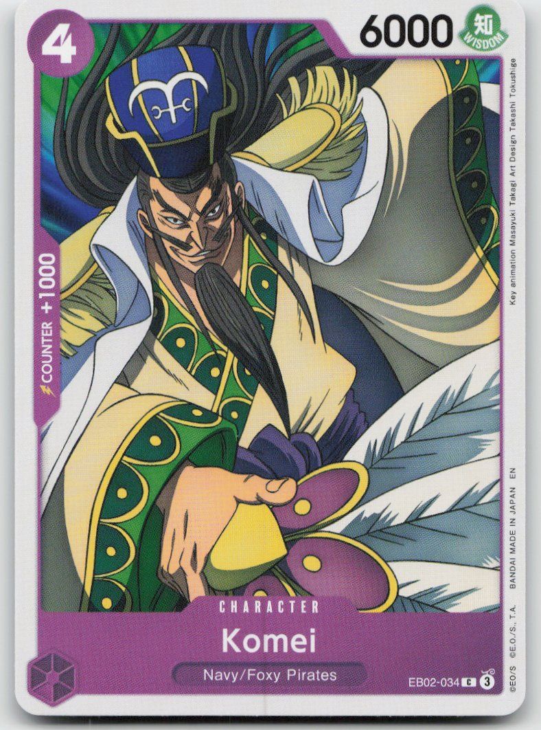 Bandai Sammelbilder & Trading cards: One Piece Komei EB02-034 C – Gebraucht aus Lugano von VlaseCard