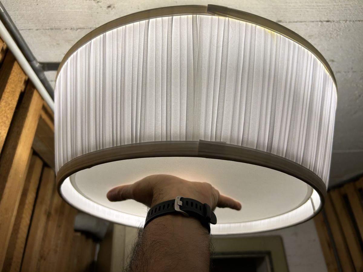 Ikea Lampadari & plafoniere: Ikea Arstid Lampenschirm weiss – Usato da Luzern venduto da zapatae 3
