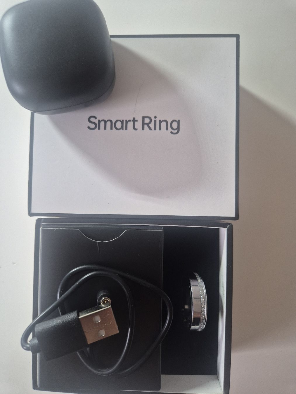 Ringe: Smart Ring Fitness Tracker silber – Neu (gemäss Beschreibung) aus Ulmiz von Wafi01 2