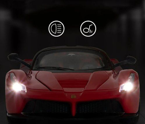 Ferrari Modellini d'auto: Ferrari Laferrari Modellauto 1/24 (weiss) – Nuovo e nell'imballaggio originale da Ettingen venduto da SwissHellcat 1