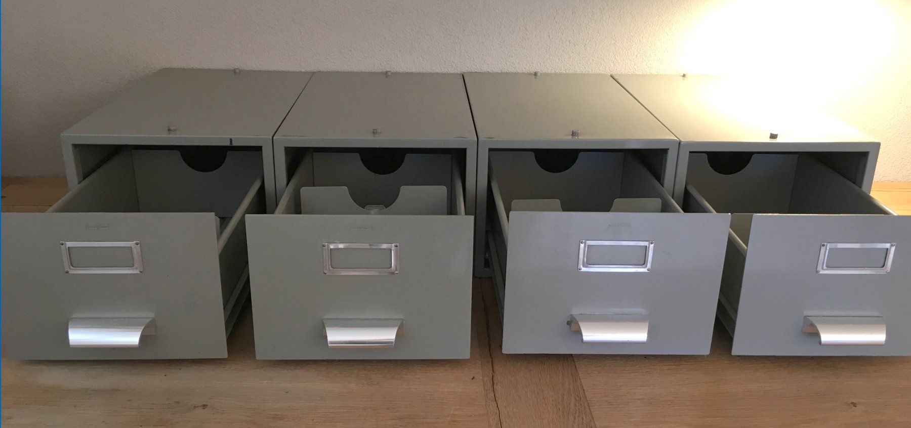 Cassettiere: Vintage Backfield Schubladenstock mit flexiblen Elementen – Usato da Titterten venduto da Ssrp 3