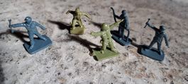 Ca 100 Vintage Elastolin Masse Figuren, Soldaten,