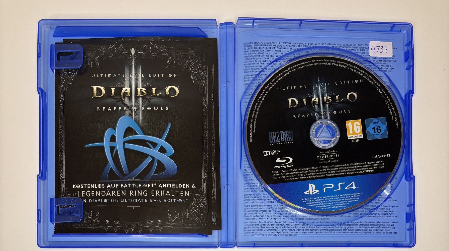 Spiele: PS4 - Diablo III: Ultimate Evil Edition – Gebraucht aus Allschwil von Bullach 1
