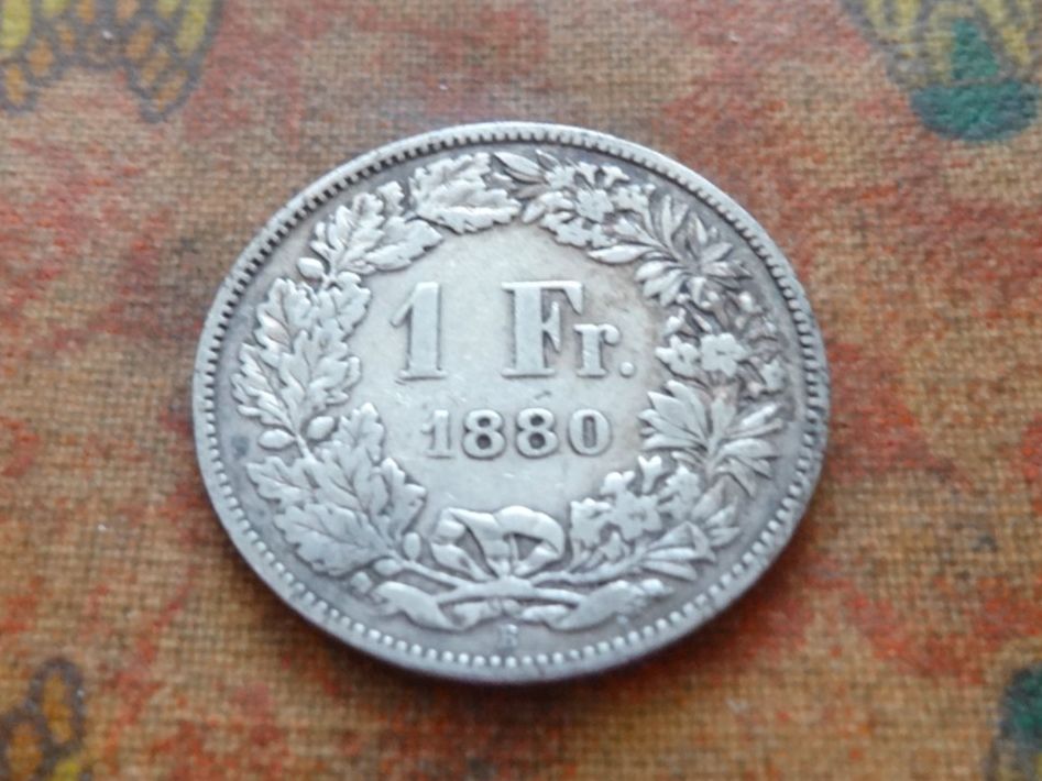 Tutti le monete: 1 Fr. 1880  (Y) – Usato da Romanel-sur-Lausanne venduto da Swift13