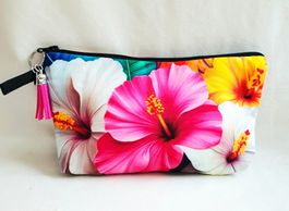 Multifunktionales Täschli "HIBISKUSBLÜTEN" 🌺 NEU!