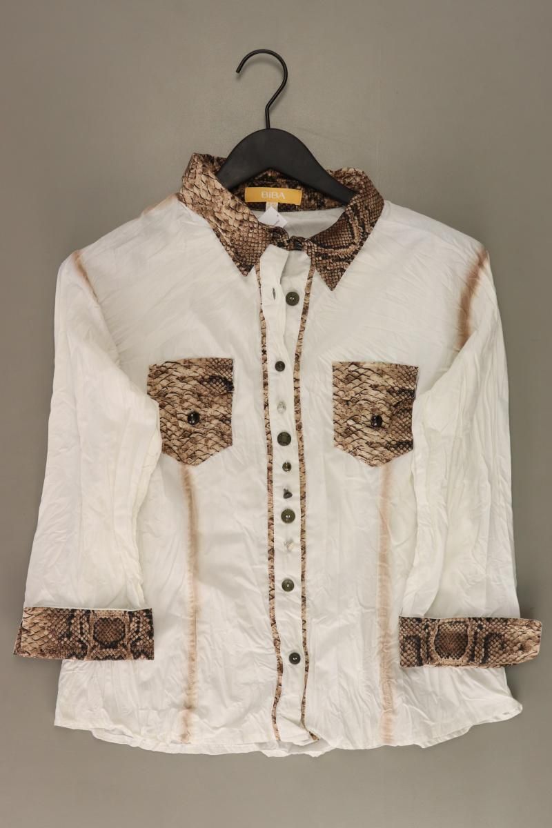Blusen: Biba Regular Bluse Gr. 40 3/4 Ärmel weiß – Gebraucht aus Neustadt an der Waldnaab von SecondLifeFashion