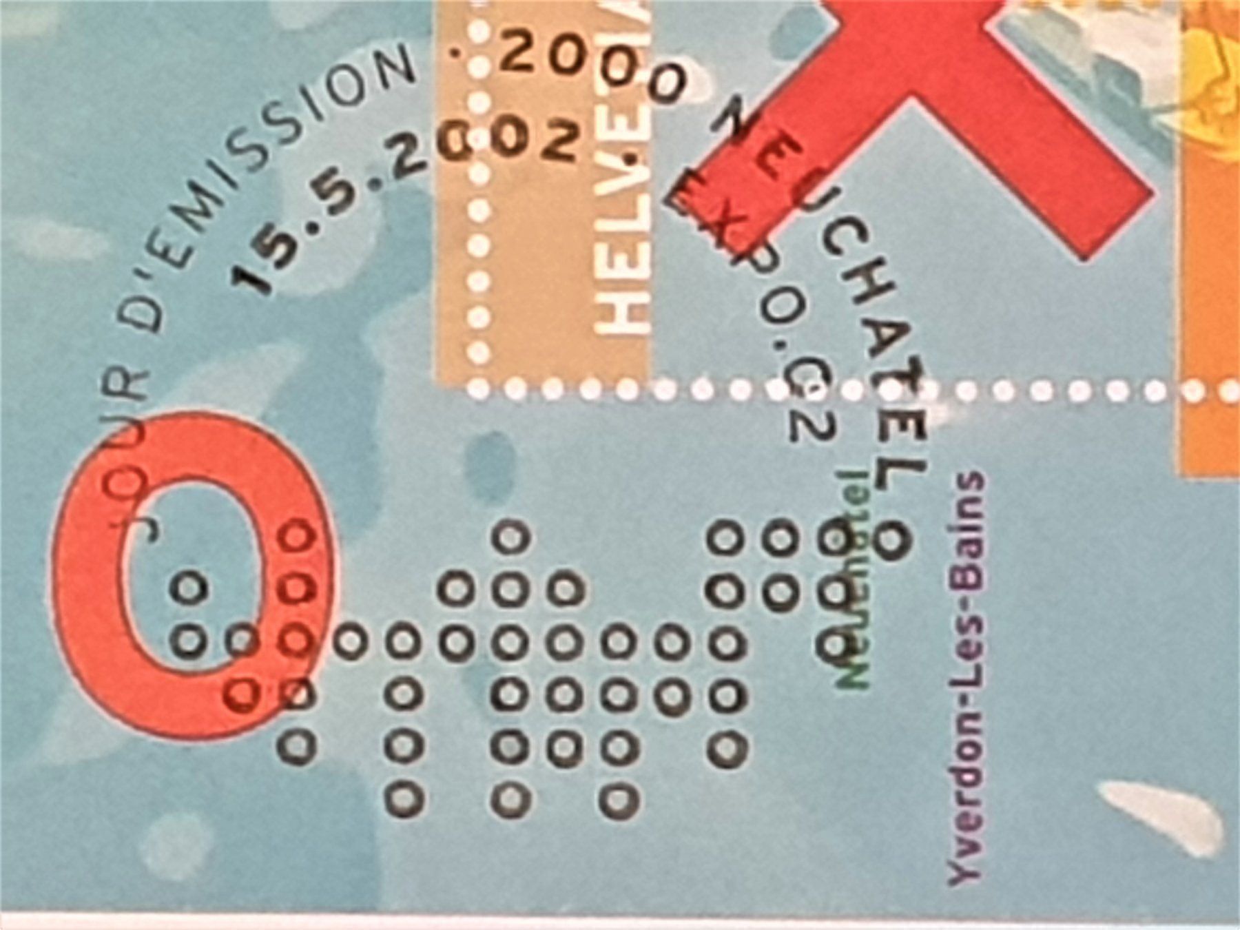 Tutti i francobolli: (44)    Sonderblock "Expo 02" – Usato da Schwarzhäusern venduto da Inot3 3