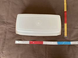 Cakebehälter, Tupperware, Vintage, 34x15.5x15.5 cm, 2-teilig