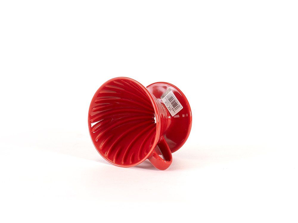 Hario Altro per la casa: Hario Dripper V60 02 rot + passende Papierfilter (Bundle) – Nuovo e nell'imballaggio originale da Uster venduto da Kaffeezentrale 1