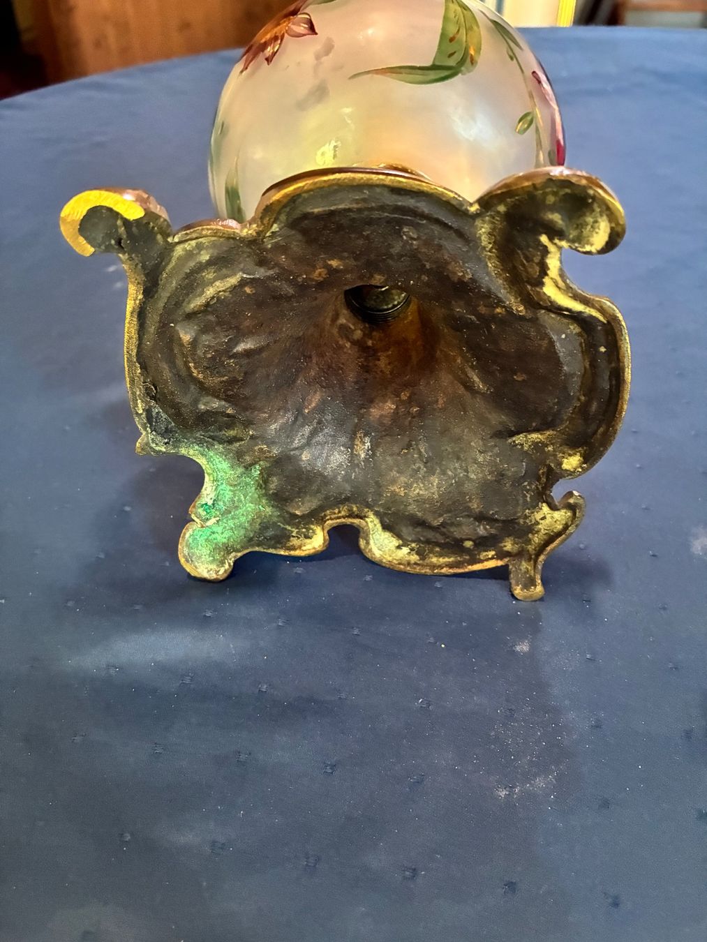 Lampade: Antike Petrollampe Jugendstil – Usato da Dornach venduto da Rosengarten 4