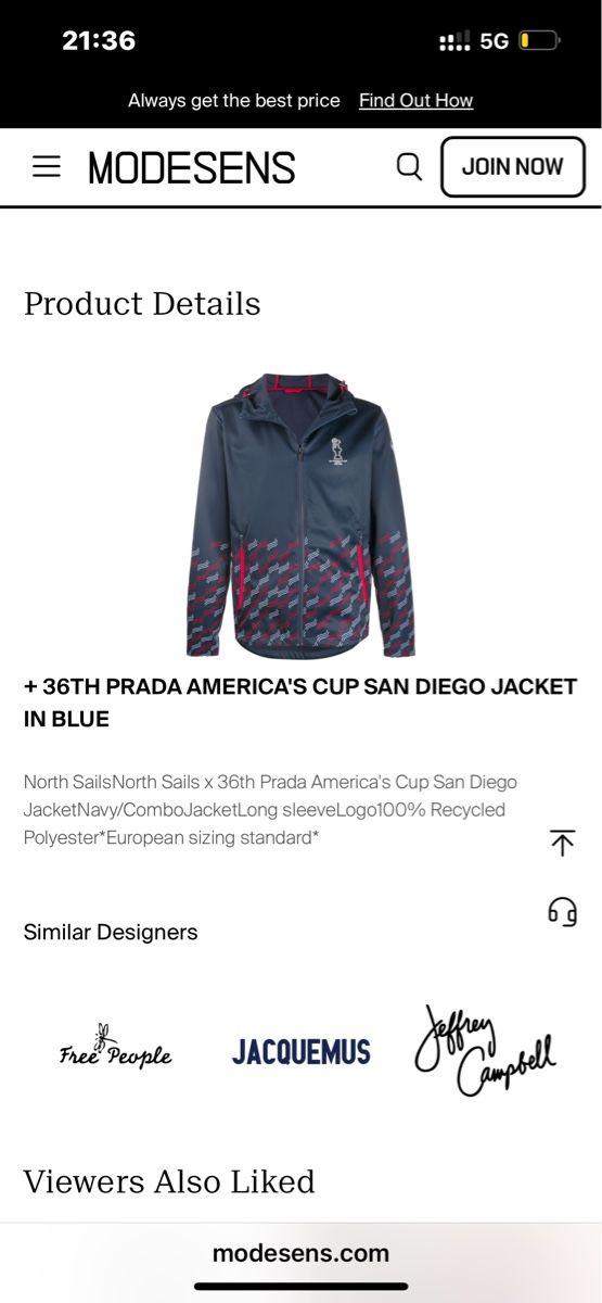 North Sails Giacche: The North Sails Prada Jacke Neu – Nuovo e nell'imballaggio originale da Bülach venduto da silk1881 7