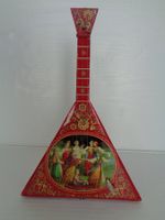 Souvenier Musikdose Deko Balalaika vermutlich vom Osten