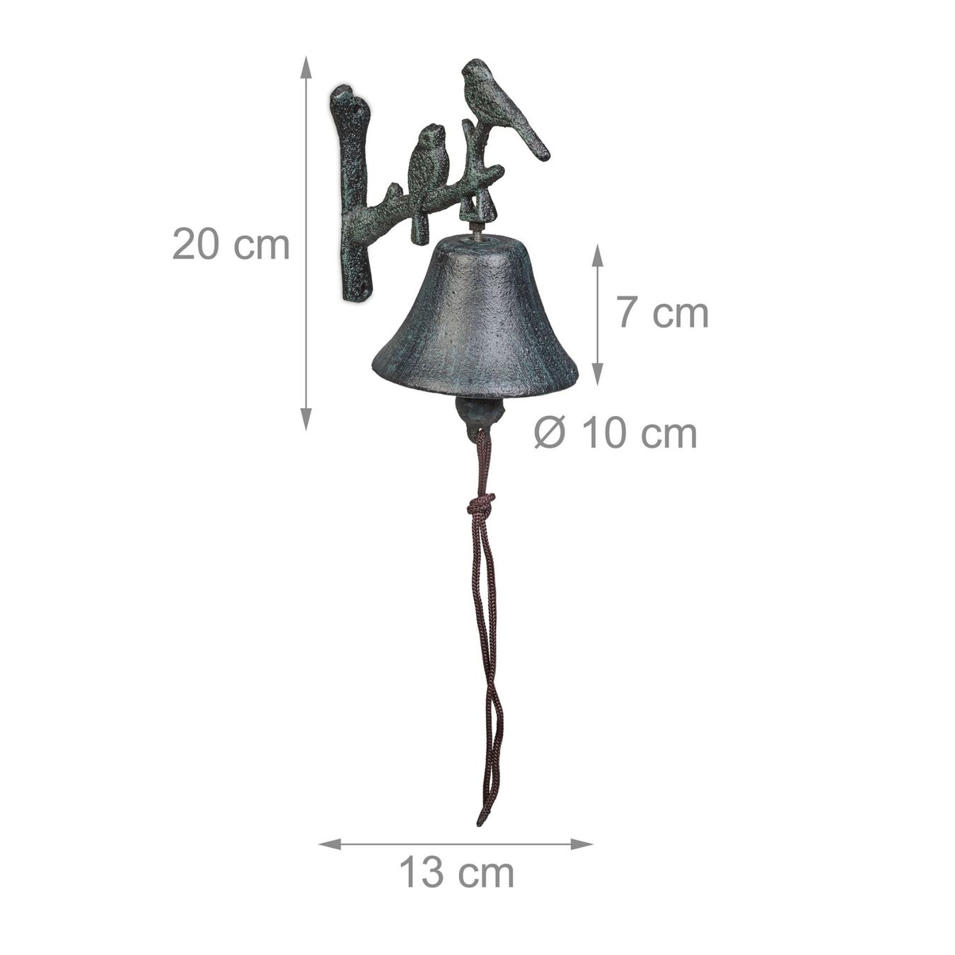 Campanacci mucche: TÜRGLOCKE VOGEL GUSSEISEN – Nuovo e nell'imballaggio originale da Gerlafingen venduto da Tsuru 5