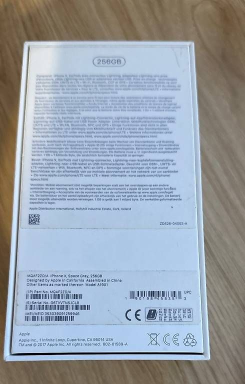 Telefoni cellulari / Smartphones: IPhone X Space Gray 256GB – Usato da Genève venduto da luc_lry9 3