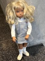 Sascha Puppe, Mädchen Puppe mit blondem Haar, super Zustand