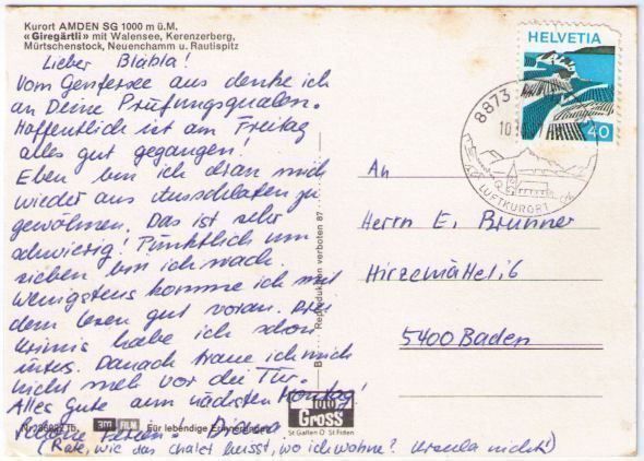 Cartes postales: Amden – D'occasion à Binningen par Mountainrider 1