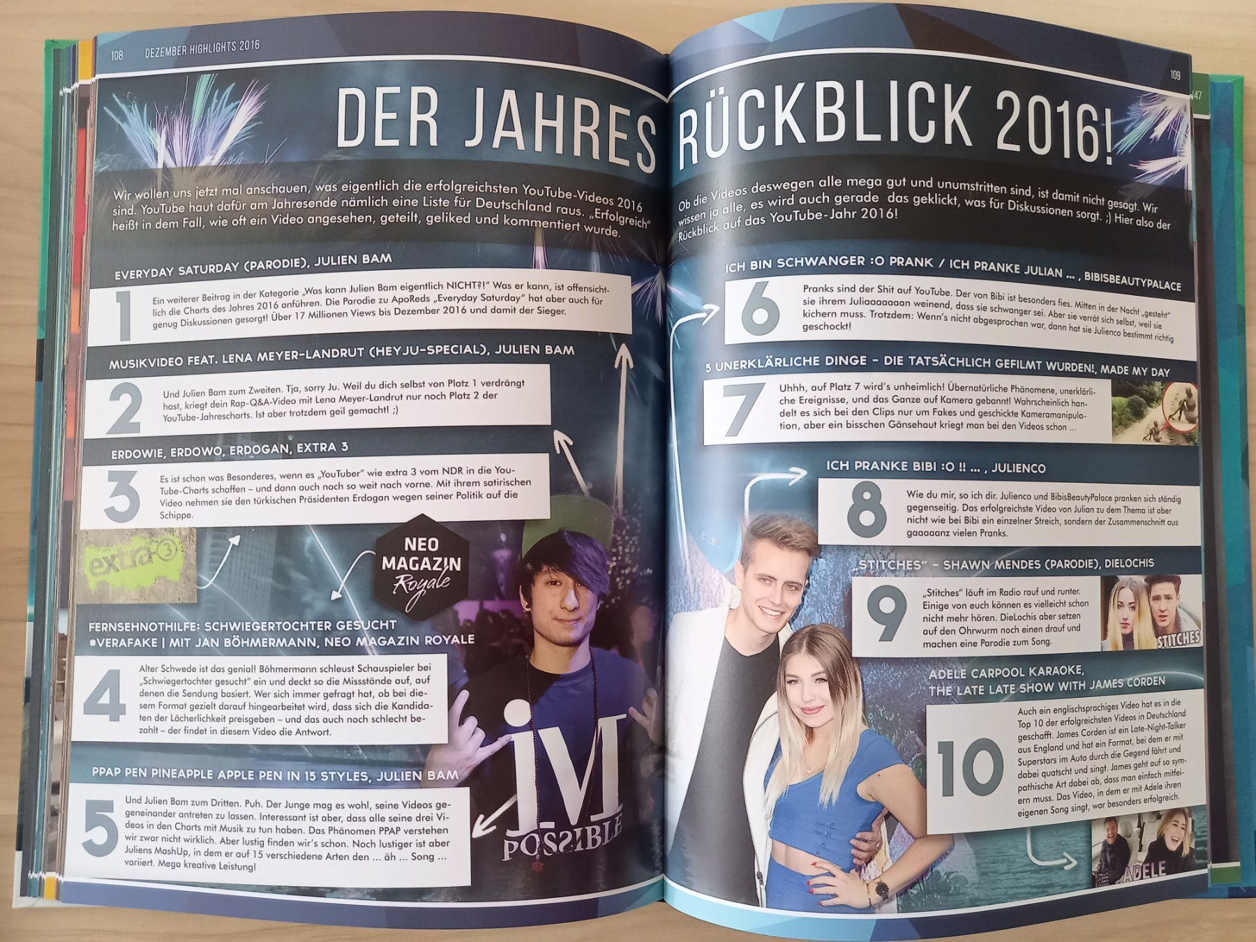 Bücher: Das Youtuber-Jahrbuch 2016/2017 – Gebraucht aus Obernau von Corolli 5
