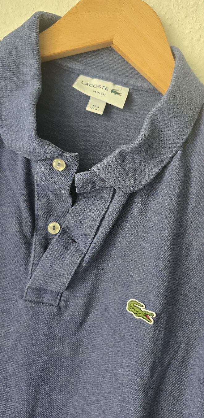 Lacoste Magliette Polo: Polo Lacoste Bleu Marine Taille XL – Usato da Genève venduto da MariaS2 2