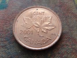 CANADA 1 Cent 2001