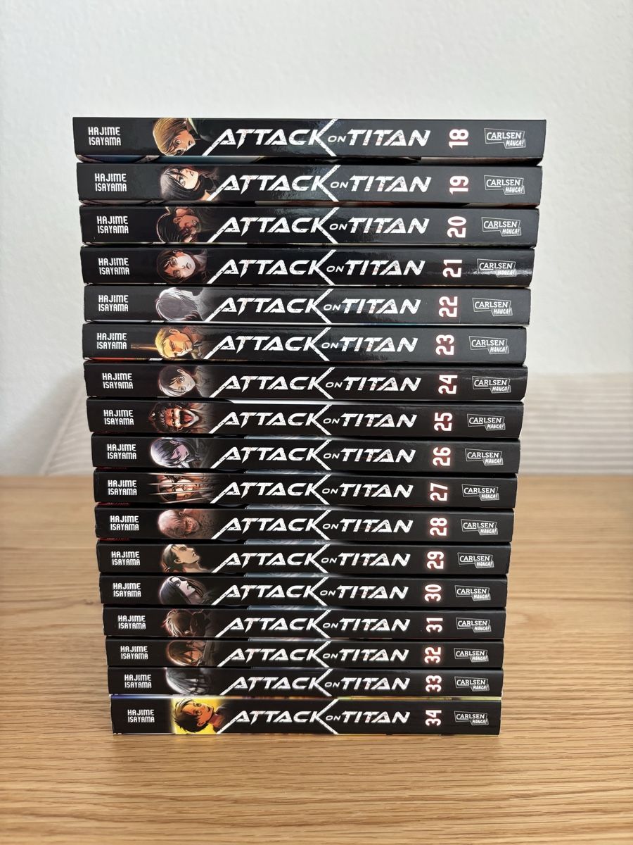 Fumetti: ATTACK ON TITAN KOMPLETTE MANGA SERIE – Nuovo (secondo la descrizione) da Kriens venduto da mer_2fmr 2