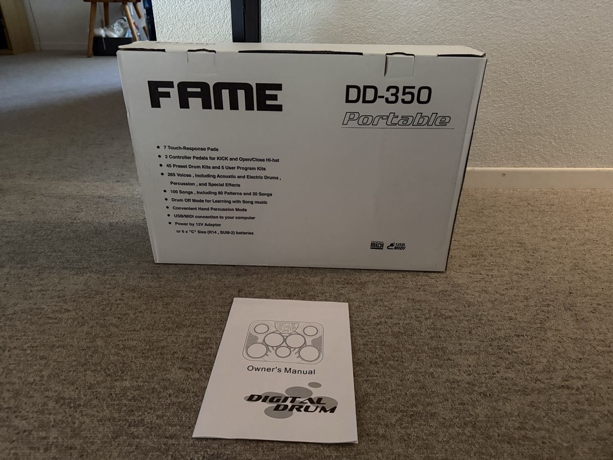 Instruments de musique: FAME DD-350 Portable Digital Drum Set  – Neuf (Voir description) à Langenthal par Carmenweberr 2