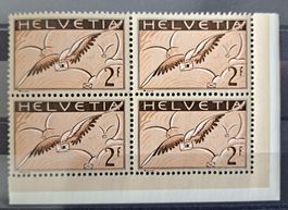 Flugpost F13z 4er Block postfrisch