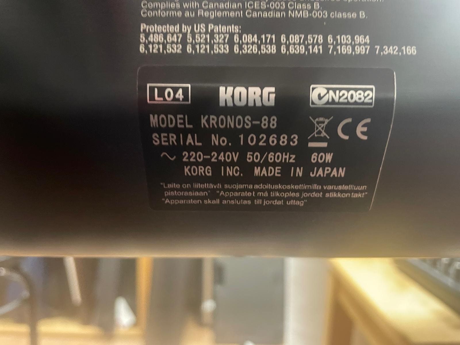 Korg Strumenti musicali: Korg Kronos X 88 Workstation in Top Zustand – Usato da Mülligen venduto da slo_jl2s 1