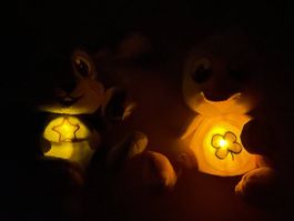 Peluches lumineuses  Lapin Poussin