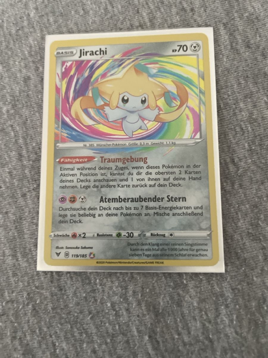 Pokémon Carte collezionabili: Jirachi Amazing Rare Farbenschock – Nuovo (secondo la descrizione) da Flawil venduto da Duft-Alchemist