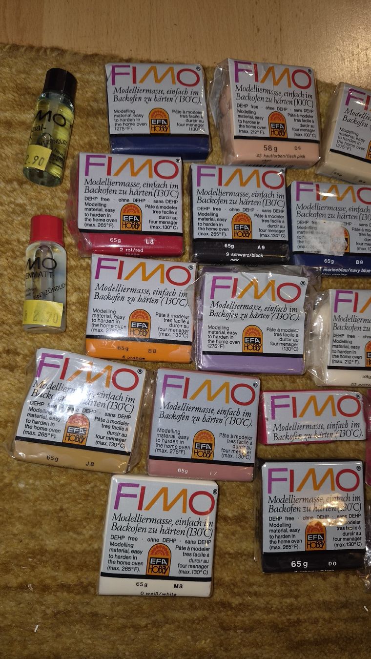Modelliermasse: Fimo Modelliermasse Set diverse Farben  – Neu (gemäss Beschreibung) aus Kölliken von MissesBossTop1 1