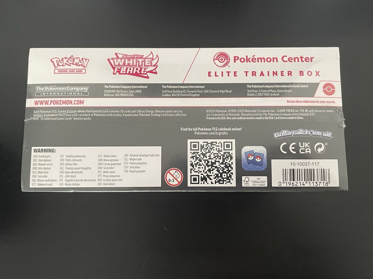 Pokémon Sammelbilder & Trading cards: White Flare Pokemon Center ETB - EN – Neu und originalverpackt aus Siebnen von Rem_zi 7