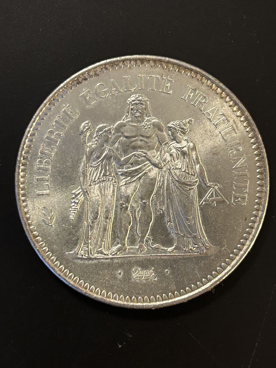 Alle Münzen: 50 franc Hercule 1974 – Gebraucht aus Genève von Mar0007