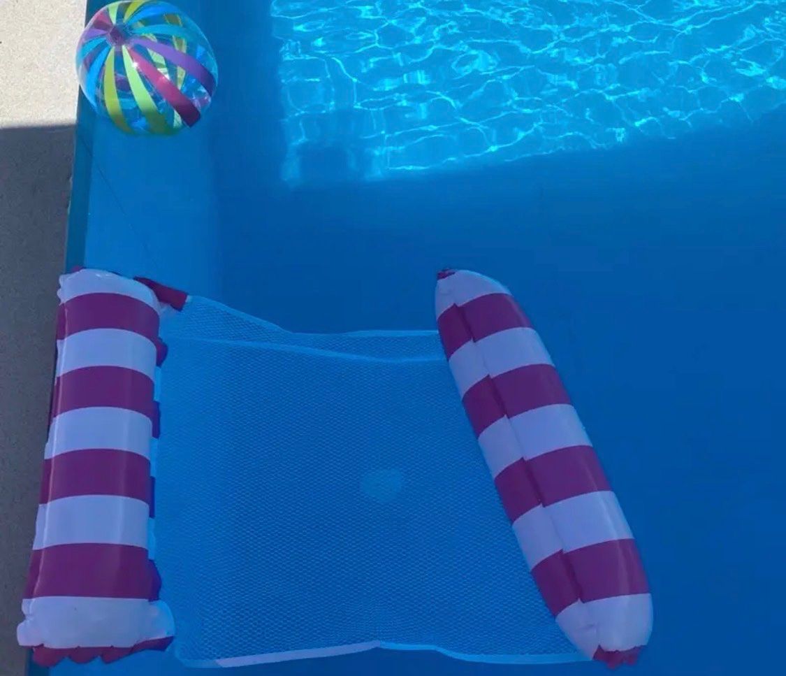 Salvagente: Hamac Gonflable piscine mer rose neuf – Nuovo e nell'imballaggio originale da Genève venduto da Libellule477 1