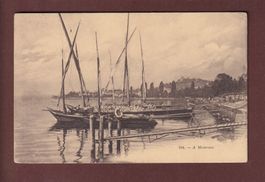 MONTREUX - Barques du Léman - 1911