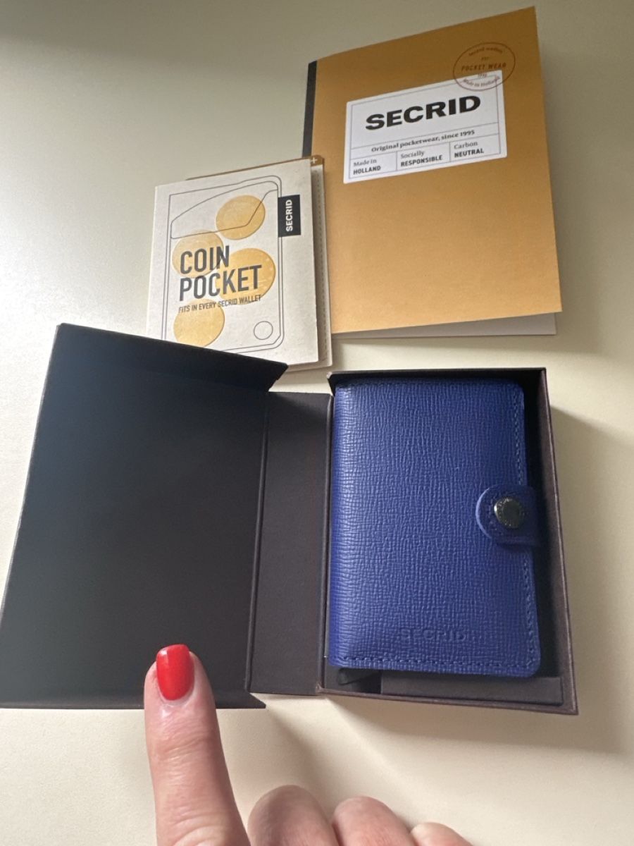 Secrid Portafogli: Secrid Miniwallet, NEU, Blau, mit Originalverpackung – Nuovo e nell'imballaggio originale da Wangen SZ venduto da futura14 5