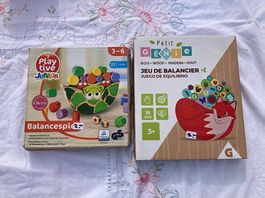 Lot de 2 jeux d'équilibre en bois  Dès 3 ans