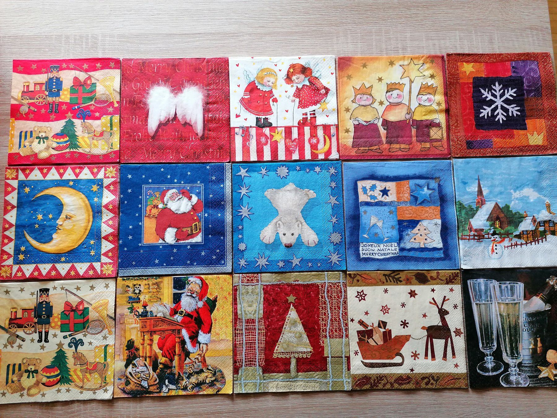 Tovaglioli: 30 Stk. Servietten Weihnachten / Set Nr. 1 – Nuovo (secondo la descrizione) da Zollikofen venduto da Blackie