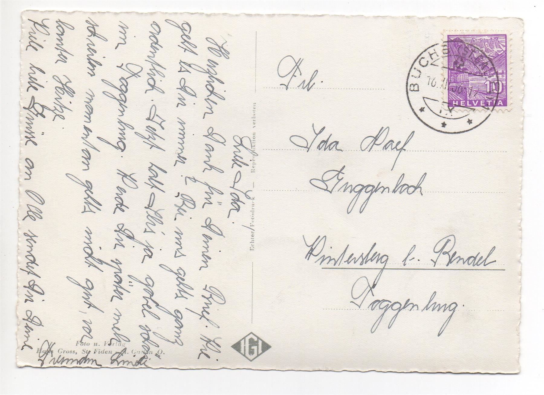 Cartes postales: BUCHS St. G. – D'occasion à Jona par philajona 1