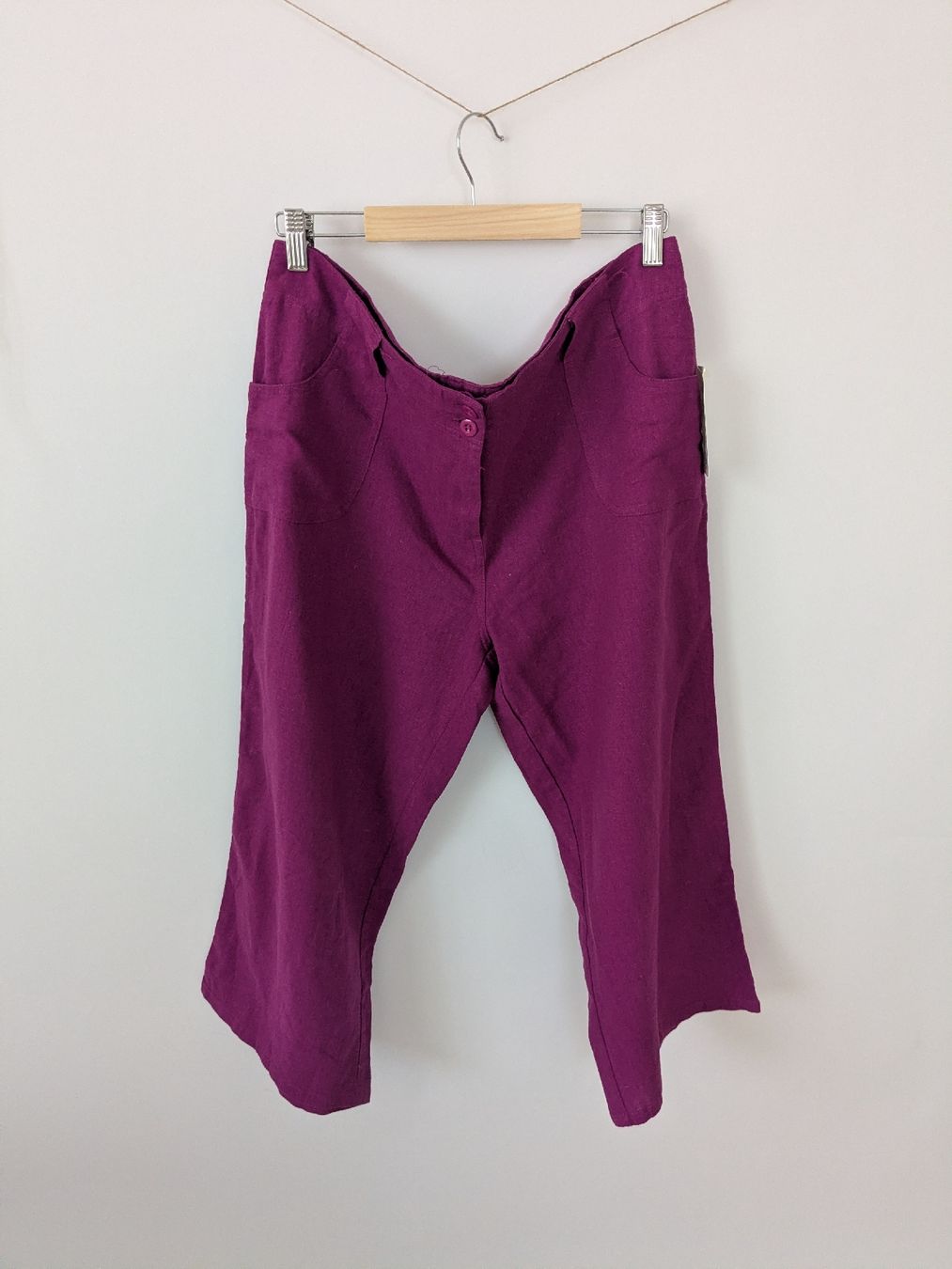 Pantalons: Leinenhose, neue, Grösse 46  – D'occasion à Rorschach par olg_5qq2 1