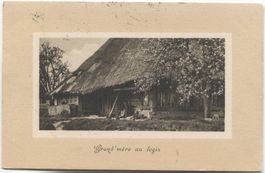 LANDWIRTSCHAFT/STROHDACHHAUS 1917 Aargau?
