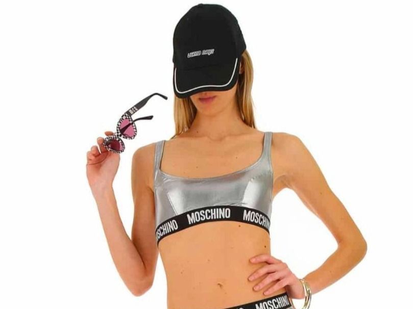 Moschino Costumi da bagno & Bikini: Moschino Bikini Metallic Silver – Usato da Meilen venduto da Aphrodite87 1