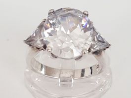 Damenring, Silber 925, Zirkonia Gr. 18.1mm