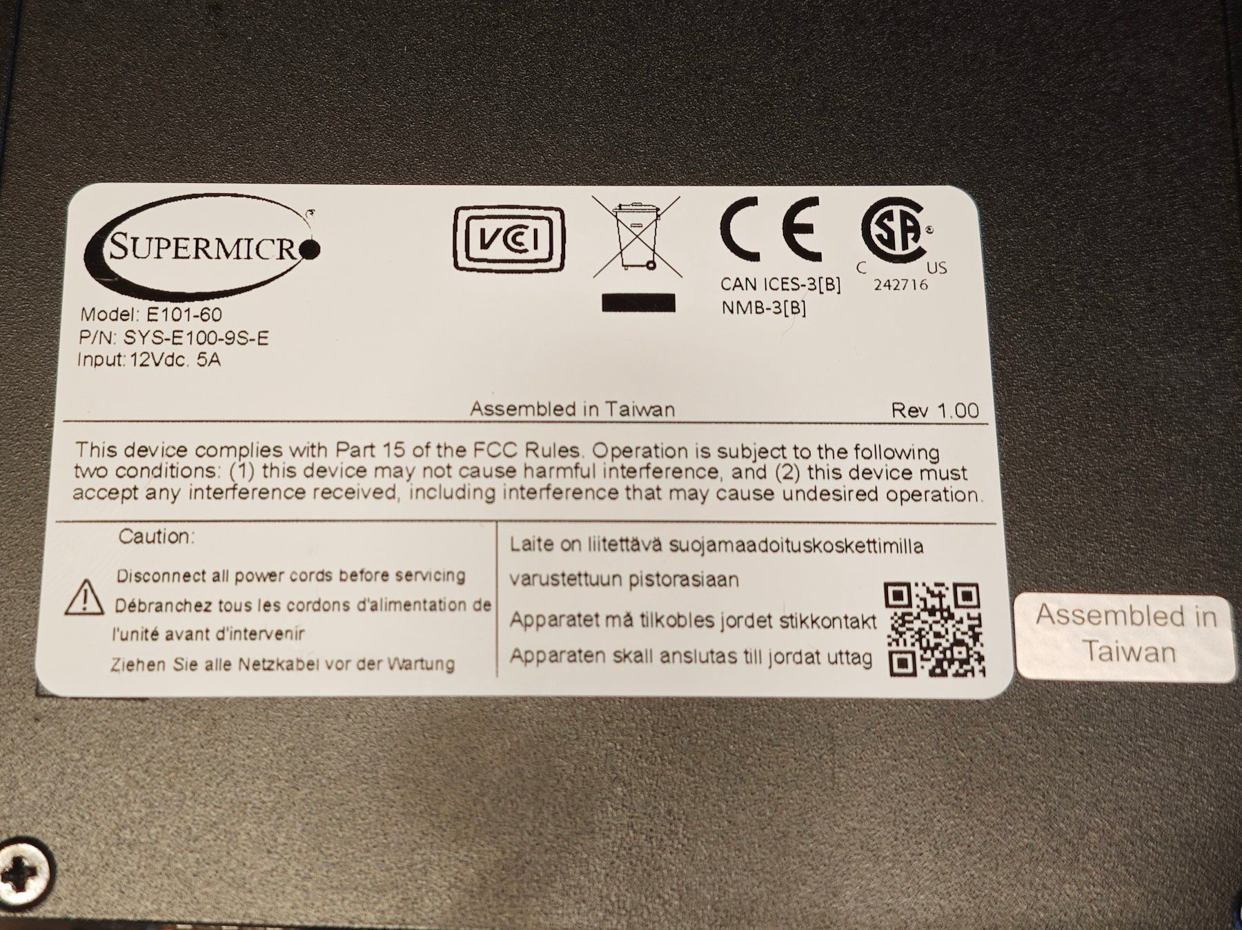 Supermicro PCs: Mini PC/Server Supermicro E100-9S-E, 500GB SSD, 16GB RAM – Gebraucht aus Wald ZH von sits 8