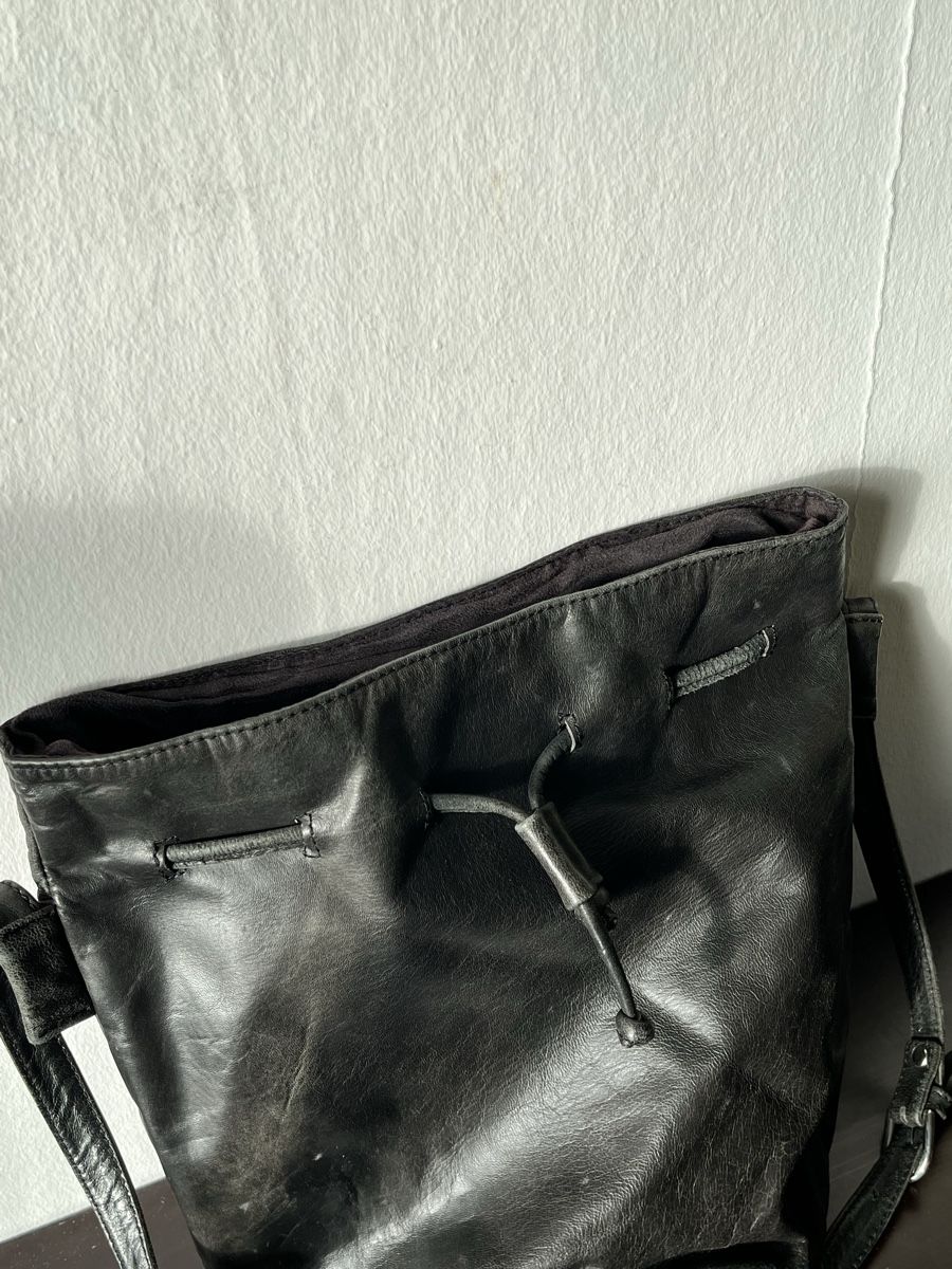 Borse: Echtleder Crossbody Bag/Tasche - schwarz – Usato da Zürich venduto da olive_ 1